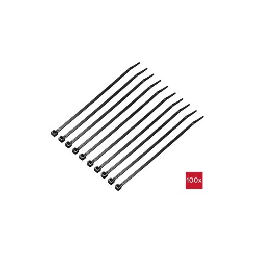 TRU COMPONENTS TC-12523668 vezice 200 mm 4.6 mm crna 100 St. Slike