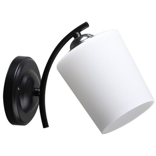  Zidna lampa ESNYR 1xE27/40W/230V crna/bela Cene