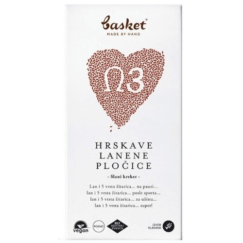 Basket Hrskave lanene pločice 100g Cene