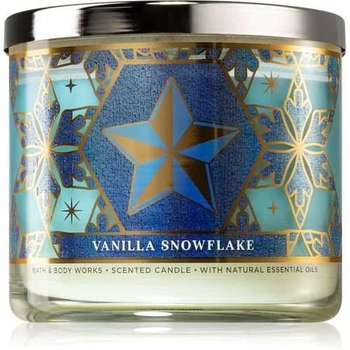 Bath & Body Works Vanilla Snowflake mirisna svijeća I. 411 g