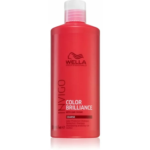 Wella Professionals invigo color brilliance šampon za barvane grobe lase 500 ml za ženske