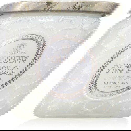 VOLUSPA Maison Blanc Eucalyptus &amp;amp; White Sage di&amp;scaron;eča sveča 127 g Slike