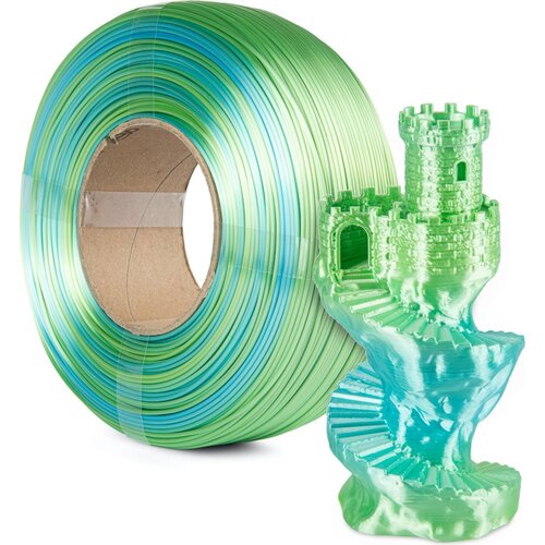 Spectrum ReFill PLA Silk Rainbow Ocean Melange - 1,75 mm / 1000 g Slike