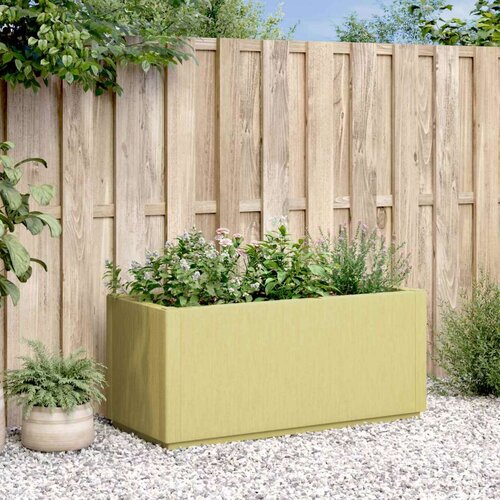  Kutija za cvijeće u vrtu Zelena 80 x 36 x 35 cm Polipropilen - Zelena 80 x 36 x 35 cm Cijene