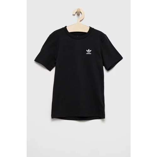 Adidas Dječja pamučna majica kratkih rukava boja: crna, jednobojni model