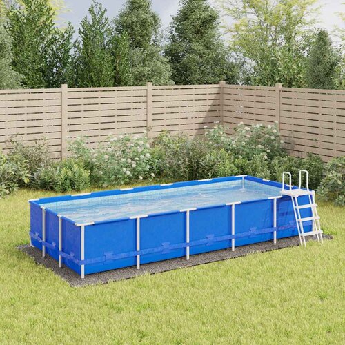 Platno za tlo ispod bazena svjetlosivo 550x280 cm poliesterska Cijene