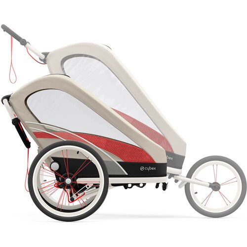 Cybex Gold&amp;reg; ogrodje vozička zeno&amp;trade; creme with orange details Slike