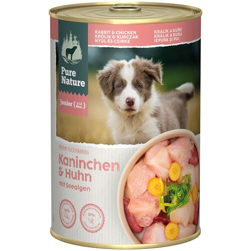 PURE NATURE Junior kunec &amp;amp; pi&amp;scaron;čanec - 12 x 400 g Slike