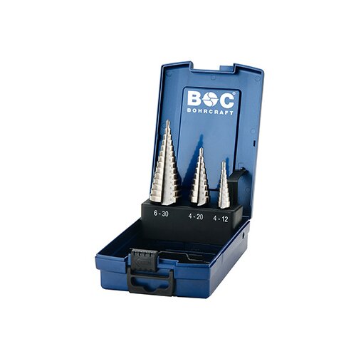 BOHRCRAFT set stepenastih burgija HSS-G 3kom. STB3-K 17601330003 Cene