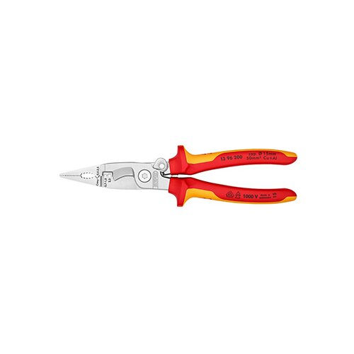 Knipex KLIJE&amp;Scaron;TA ELEKTROINSTALACIJSKA MULTIFUNKCIONALNA S KOČNICOM 13 96 200 KNIPEX Slike