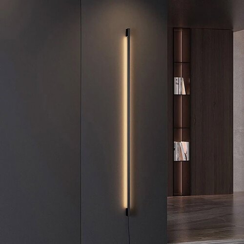 Toolight Zidna lampa LED LHJ064-W 100cm crna Slike