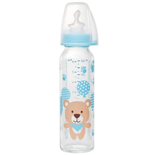 Nip fla&amp;scaron;ica 250ml sil.cucla za mlijeko 0m+,dečak Slike