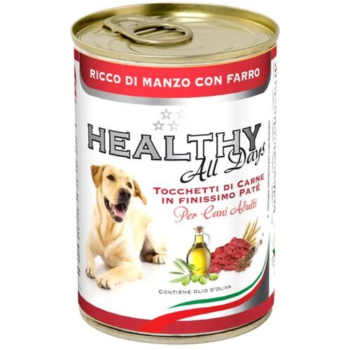 Kippy Healthy All Days vlažna hrana u konzervi za pse, Govedina i spelta 150 g Slike