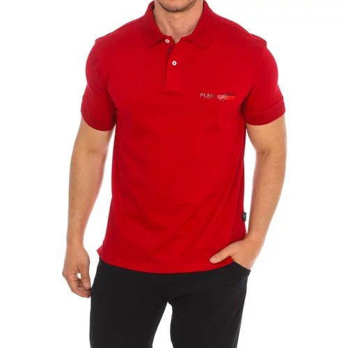 Philipp Plein Sport Polo majice kratki rokavi PIPS511-52 Rdeča