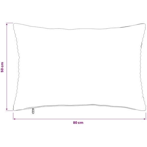  Presvlaka za jastuk 6 pcs HEERLEN Žuta 50 x 80 cm Kord Slike