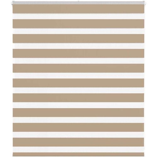 Zebra zavjesa Pje&amp;scaron;čano smeđa 125x100 cm &amp;Scaron;irina tkanine 120,9 cm Poliester Slike