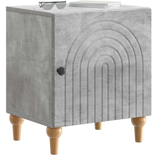  Noćni ormar Betonska siva 43 x 34 5 x 50 cm Konstruirano drvo - Betonska siva 1 Slike