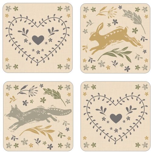 Cooksmart ® Komplet 4 podstavkov Cooksmart® Foxy Cork Cene