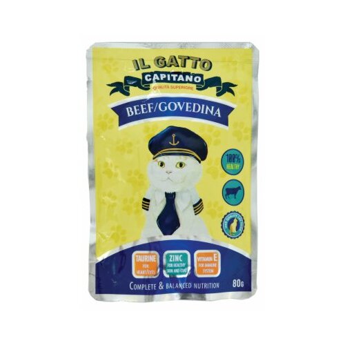 Il Capitano hrana za mace govedina 80G Cene