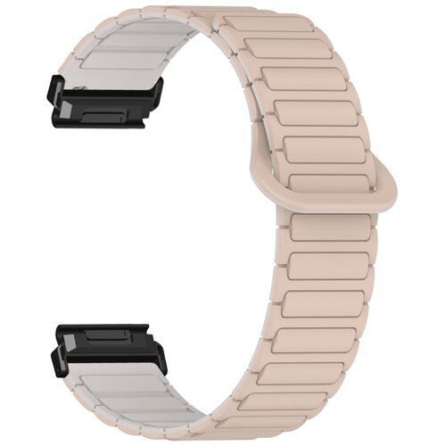 INF Silikonski pa&scaron;ček z magnetnim I-nosilcem, za Garmin Fenix in 22mm Beige, (5000326896) Cene