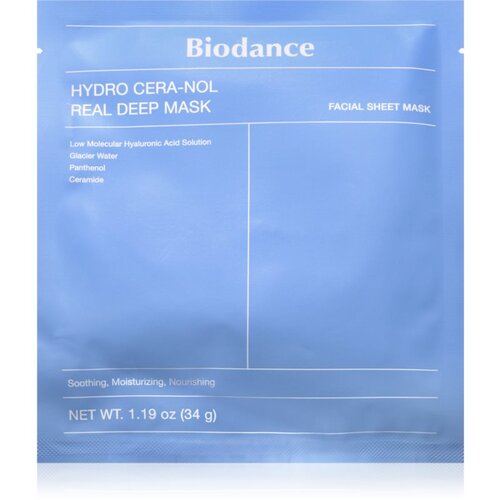 BIODANCE Hydro Cera-nol Real Deep Mask hidratantna maska za lice s umirujućim djelovanjem 34 g Cijene