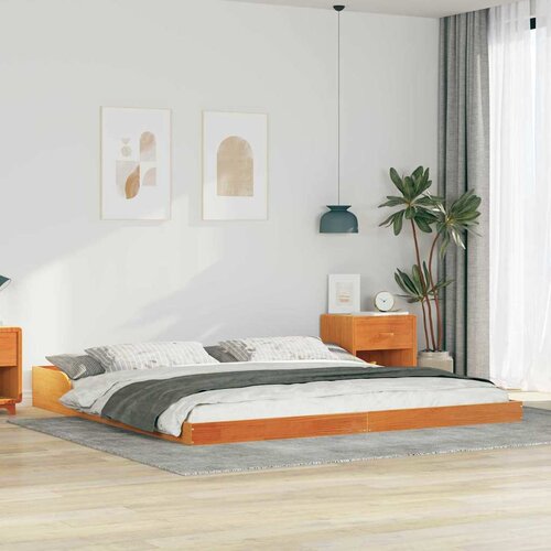  Krevetna konstrukcija Vosak smeđa 200 x 200 cm Cijene