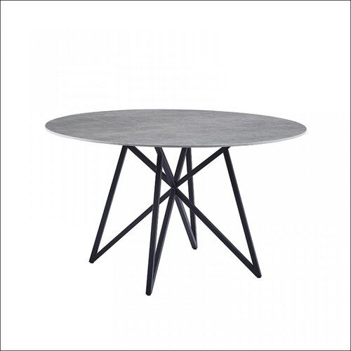 Olimp Sport Trpezarijski sto Klaudija Siva keramicka ploca/Crne noge Cene