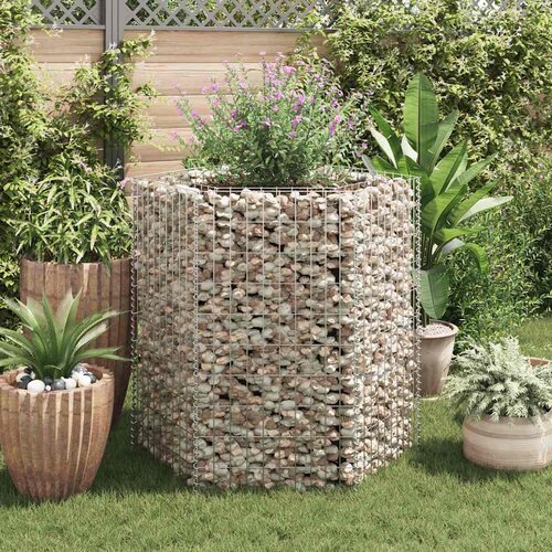 Furnova Šestkotna visoka greda gabion 100x90x100 cm, (21921727) Cene