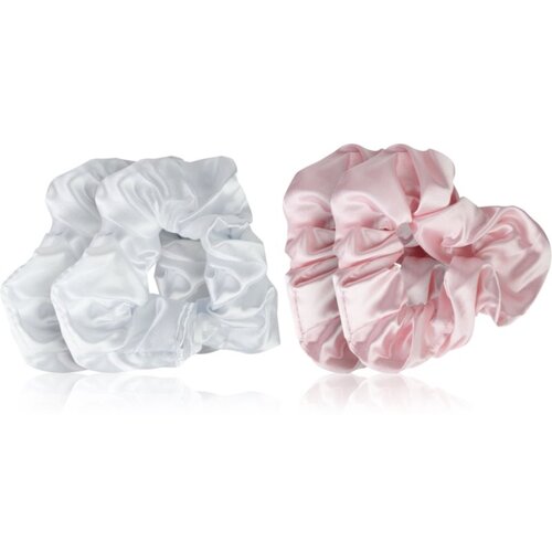 Brushworks Satin Scrunchies Pink & White elastike za lase Cene