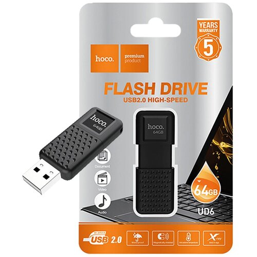 hoco. USB Flash Drive 64GB, USB 2.0, crni – UD6 Intelligent/64GB Cijene