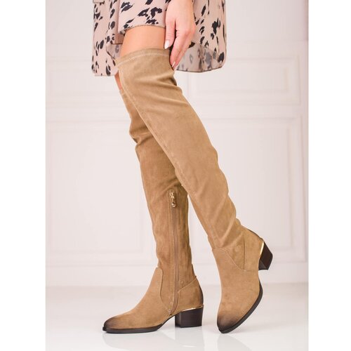 VINCEZA Women&amp;#039;s suede musketeers Slike