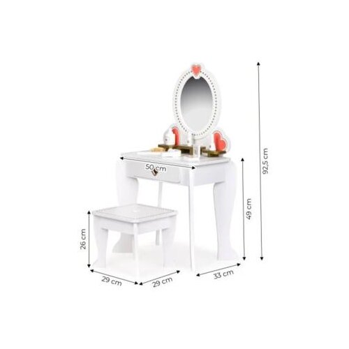 ECO TOYS veliki sto za šminkanje za decu ( W08H102B ) Slike