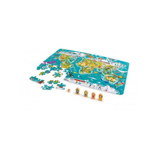 Hape 100 delna sestavljanka svetovna turneja 2 v 1 E1626 Cene