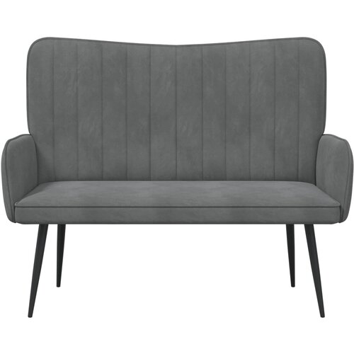 SOFA za dvije osobe Tamnosiva 115 x 61 x 87 cm Bar&amp;scaron;un Slike