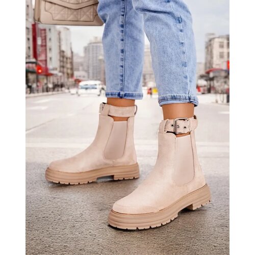 Resti Women's ankle boots with decorative strap Ozzoas Cene