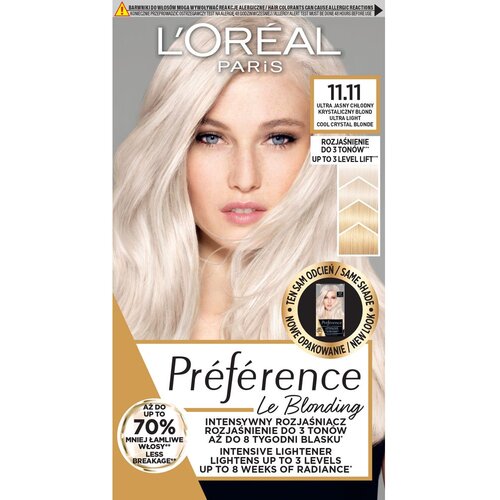 L&amp;acute;Or&amp;eacute;al Paris Preference Boja za kosu 11.11 Venice Cool Crystal Blonde Slike