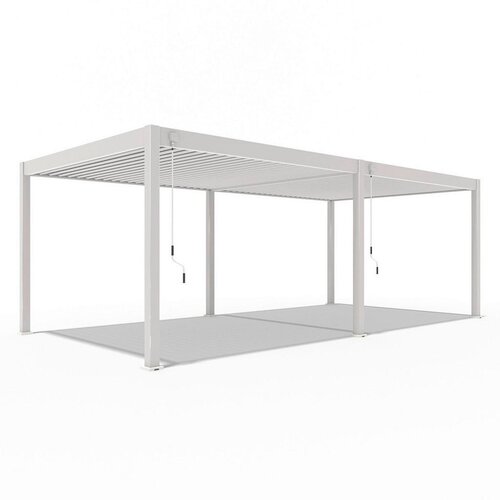 Gardenson Pergola Superior, Biserna Barva, 3,6x7,2m Cene