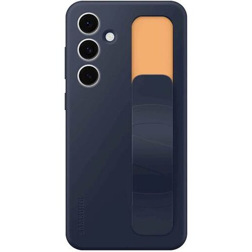 Samsung Standing Grip Case f&amp;uuml;r Galaxy S24 FE Blue black Slike