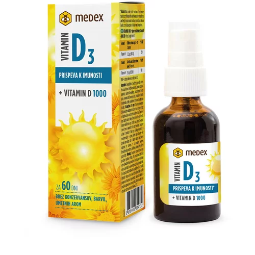 Medex Vitamin D3 1000, pršilo