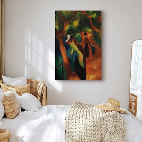  Slika - August Macke &amp;ndash; Sunny Path 60x90 Standard Slike