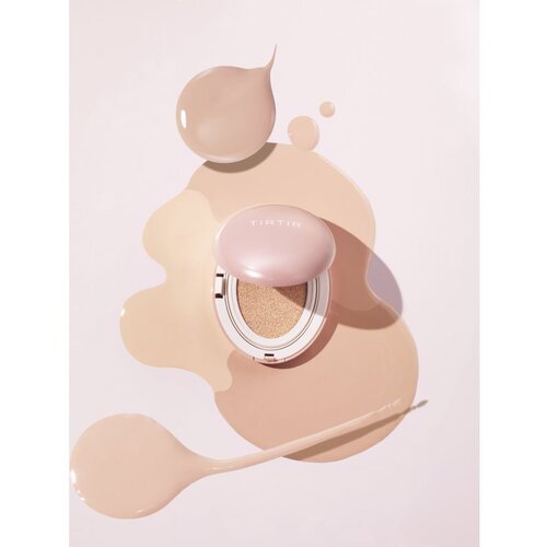 TIRTIR Mask Fit Aura Cushion Mini matirajući puder u spužvici nijansa 17W French Vanilla 4.5 g Slike