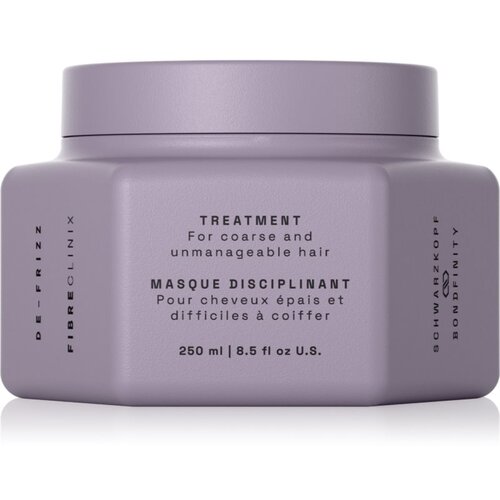 Schwarzkopf Professional Fibre Clinix De-Frizz Treatment maska za zaglađivanje za neposlu&amp;scaron;nu i anti-frizz kosu 250 ml Slike