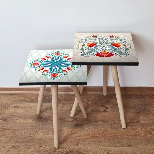 Hanah home set klub stočića 2Shp432, 2 komada, Šareni Cene