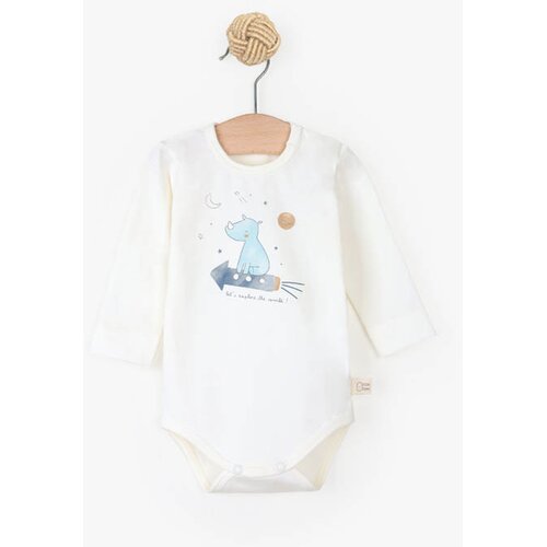 JUSTKIDDIN Just Kiddin Bodi za bebe Organic, Beli Slike