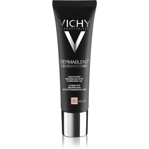 Vichy Dermablend 3D Correction korektivni gladilni tekoči puder SPF 25 odtenek 30 Beige 30 ml Slike