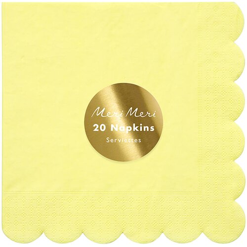 Meri Meri velike papirnate salvete pale yellow (20 komada) Cijene