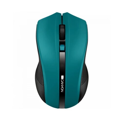 Canyon MW-5, 2.4GHz wireless Optical Mouse with 4 buttons, DPI 800/1200/1600, Green, 122*69*40mm, 0.067kg Slike