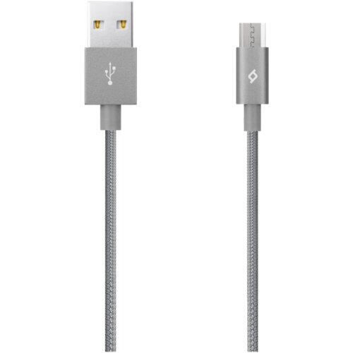 Ttec Kabel - Micro USB to USB (1,20m) - Grey - Alumi Cable Cene