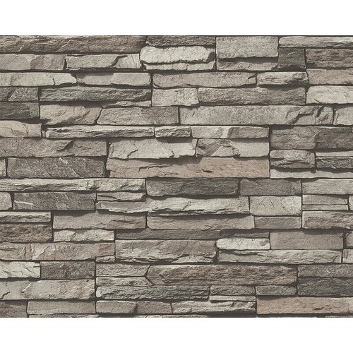 A.S. CREATION TAPETEN elements Flis tapeta (Siva-krema, Izgled kamena, 10,05 x 0,53 m) Cijene