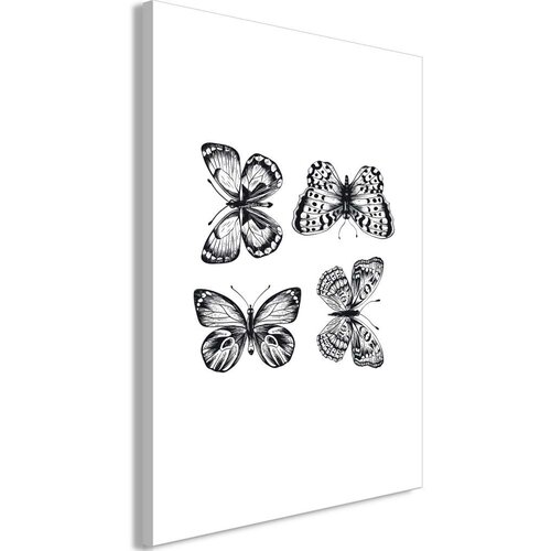  Slika - Four Butterflies (1 Part) Vertical 80x120 Slike